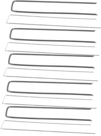 ibasenice 30 Piezas Clavos De Jardinería Estacas De Hierro Forma Resistentes Clavo De Jardín para Fijar para Jardín Uso