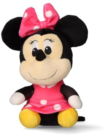 CERDÁ Life'S Little Moments - Llavero de Peluche Minnie Mouse con Gancho de Plástico – Accesorio Infantil para Mochilas, Bolsos y Estuches – Suave, Ligero - Licencia Oficial Disney