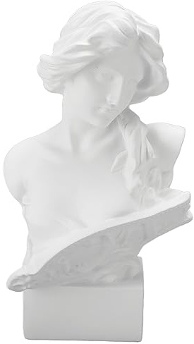 Tomedny Decoración de Estatua de Busto de mitología Griega, Busto de Cabeza Romana clásica, Escultura Griega de Resina, estatuas de estética para Sala de Estar