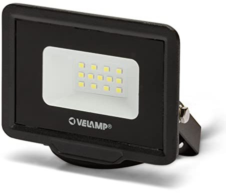 Velamp PADLIGHT5 Proyector LED SMD 10W IP65 Negro 4000K