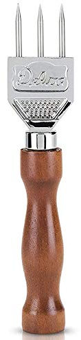 Ice Pick - Sturdy Ice with Solid Wood Handle, 304 Stainless Steel Pronged Ice Crusher for Bartender