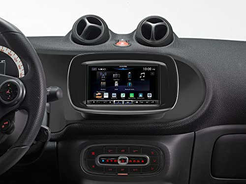 Alpine iLX-705S453B Digital-Media-Receiver kompatibel mit SMART Fortwo/FourFour (453) ab Baujahr 2014
