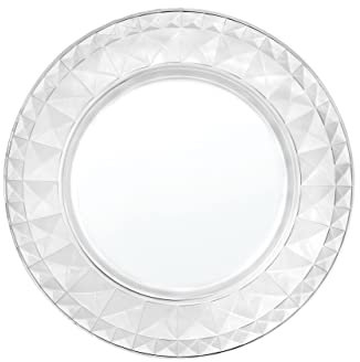 Assiette de présentation en Verre Transparent cod.SV00316ZZ cm 1,3h diam.32 by Varotto & Co.