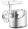 HAUSBERG HB-3445 Elektrischer Fleischwolf aus Aluminium, 3-in-1, Kapazität 2 kg, 3200 W