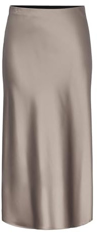 YAS Damen Yaspella Hw Skirt S. Noos Midirock, Fungi, XS EU
