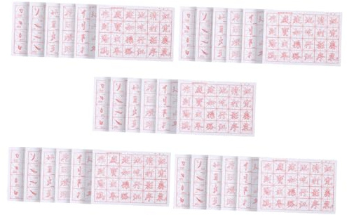 GALPADA de Papier à Lettres pour Exercices D'écriture Manuscrite Calligraphie Chinoise Épaissi 30 Feuilles en Calligraphie pour Adultes et Jeunes Débutants en Calligraphie