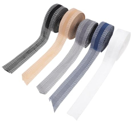 AUTSUPPL 5 rouleaux Bande Thermocollante Adhésive pour Ourlet de Pantalon et Résistante DIY pour Jeans Pantalons et Tissus Variés Facile à Poser et Ajuster