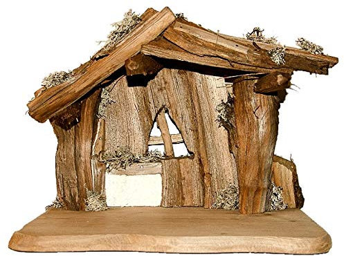 ChoralisWoodArt - Stalla per presepe in legno