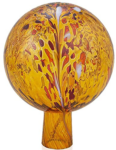 Jingle Bells Lauscha Gartenkugel Gold mit Granulat 15cm incl. Korken