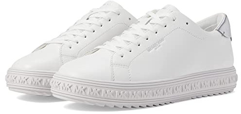 MICHAEL KORS Damen Grove LACE UP Sneaker, Optisch weiß, 40 EU