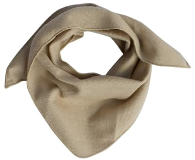 Lilano, Sciarpa a Righe per Neonato, 70% Lana (kbT), 30% Seta, 210 gr./m², sabbia, 60 x 30 cm (lange / kurze Seite)