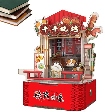 Acrylic Puzzle | Table Lamp Night Light Jigsaw Puzzle,Learning and Educational Toys, Bedroom Desk Lamp, Model Building Kit for Boys Girls Adults