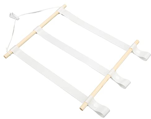 Cryfokt Hårrosett, Robust Trähållare för Bra Förvaringsvanor för Babyhårtillbehör, Ek Polyester Enkel Stil (A)