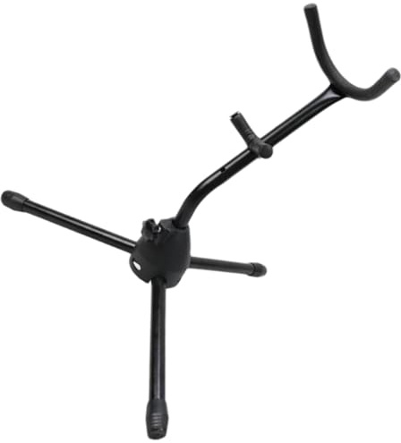 TOYANDONA Support Saxophone Alto et Ténor Pliable Métal Stable et Portable Accessoire Pratique pour Instruments à Vent Compact pour Voyage et Affichage à Domicile