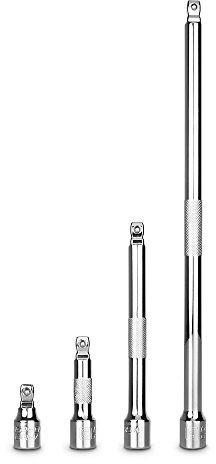 Capri Tools 182623 3/8-Inch Drive Wobble Extension Bar Set, 4-Piece (1-2400)