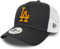 New Era Los Angeles Dodgers Frame Adjustable Trucker Cap League Essential Grey/Yellow - One-Size