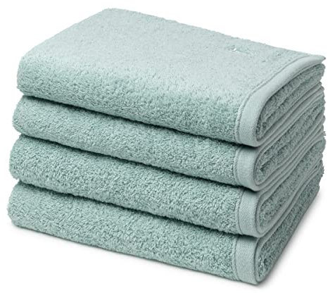 Ross - 4 teiliges Frottier-Set - Vita (4 X Handtuch im Set) - 520 g/m2 - Baumwolle - Walkfrottee - saugstark - weich und flauschig - Jade