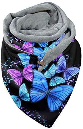 Kaschmir Schal Damen Eulen Wolle Knit Factory Dreieckstuch Schals Schwarz Dreieck Zwillingsherz Dreieckstuch Schal Kaschmir Muster Baumwolle Scarf Trachtenschal