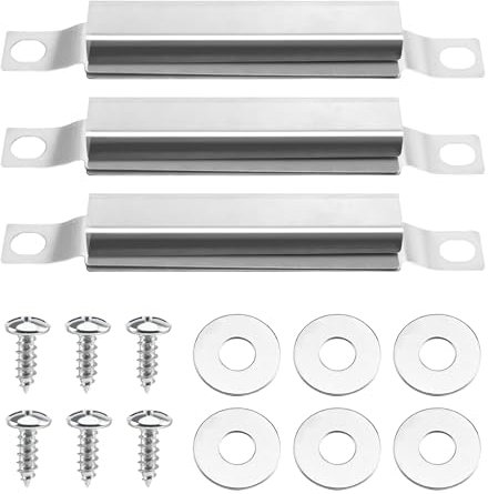 TYSM-CC Parrilla de Gas de Acero Inoxidable 3 Piezas Tubos Cruzados Quemadores De Canal De Tubo Cruzado Parrilla de Repuesto para Rendimiento Charbroil