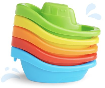Munchkin 5 Pack Fleet of Boats Baby Bath Toy | Water Play