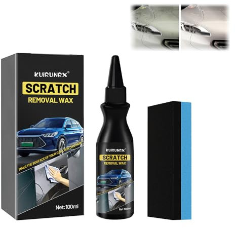 KUIRUNRX® Scratch Remover for Vehicles, Car Scratch Repair Paste, Multi-functional Car Polish Car Scratch Remover Suitable for Various Scratches on Cars (100 ml)