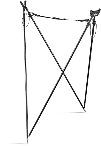 Royal Hunter® - Pirschstock - Gewehrauflage - Zielstock für die Jagd - Schießstock für perfekte Balance präzises Zielen - höhenverstellbar bis 180cm
