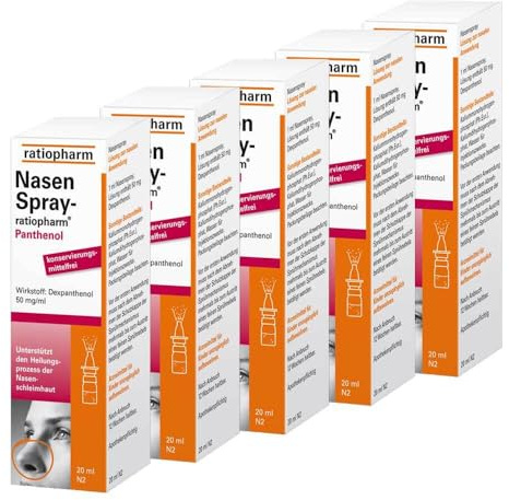Nasenspray ratiopharm Panthenol 5x20 ml