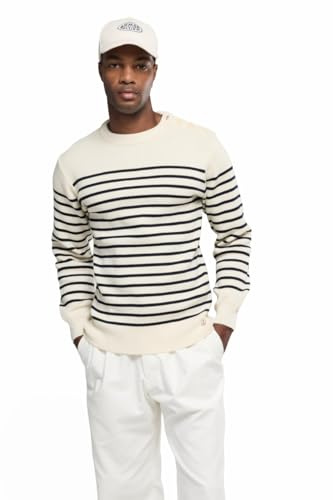 Armor Lux, Jersey Marin Molene Herencia Hombre, Multicolor (395 Nature/Navire 395 Nature/Navire), M