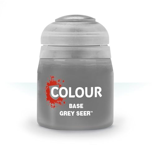 Citadel Games Workshop Colour Base: Grey Seer (12ml) Paint