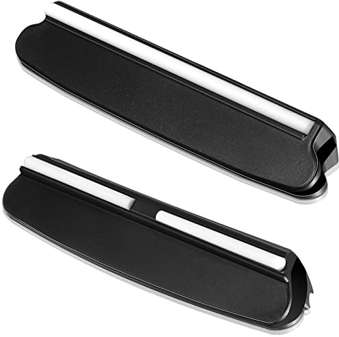 2 Piezas Guías de Afilado de Cuchillos Guía de Ángulo de Afilador Soporte de Ángulo de Afilado Constante Ayuda de Pulido para Piedras de Afilar Cocina Principiantes, Negro