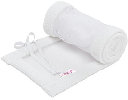 babybay nest nät våffelpiké lämplig för modell Maxi, boxhopping, komfort och komfort Plus, vit
