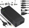 ZIMAOER Chargeur Trottinette Électrique 42V 2A avec 6 Connecteurs, Compatible Xiaomi, Ninebot, Hoverboard, E-Bike, Adaptateur Alimentation pour Batterie 36V Lithium