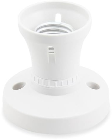 YIAJIA E27 Lamp Base Socket Converter, Screw Light Bulb Socket Holder for Ceiling Pendant E27 Edison Screw Fitting