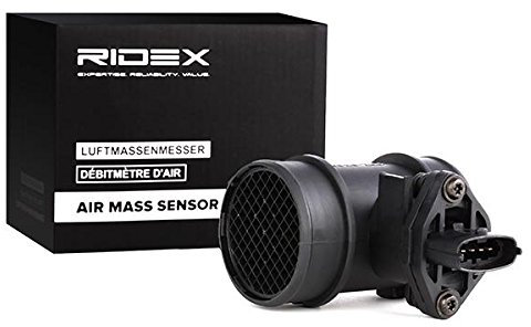 RIDEX Medidor de masa de aire 12V con carcasa (cárter) Sensor De Flujo De Aire 3926A0005 compatible con OPEL Astra H Caravan A04 Corsa C Hatchback X01 Meriva A Monospace X03 Astra G CC T98 AGILA A H00