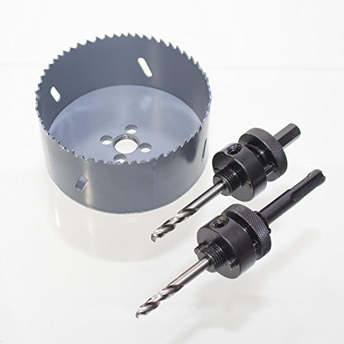 Ø 105 mm Bohrkronen-Satz 3 tgl. 45 mm Bohrtiefe HSS BiM Lochsäge für Metall Holz