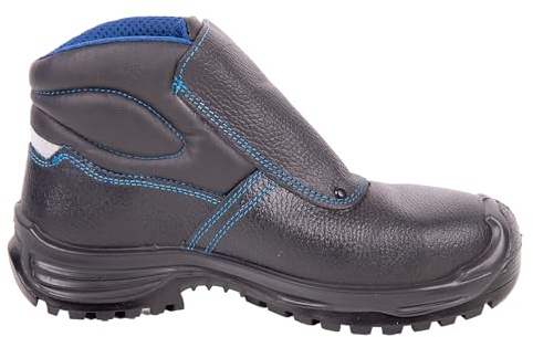 Cofan Bota de Piel | Color Negro | Cierre de Velcro | Seguridad S3 | Modelo Urian