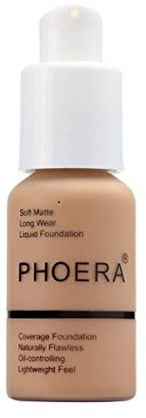 Aquapurity Phoera® Full Coverage Foundation Soft Matte Oil Control Concealer 30ml Flawless Cream Smooth Long Lasting (110 TRUFFLE)