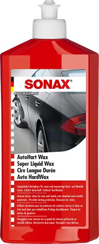 SONAX SUPER LIQUID WAX (500 ml) - Intense mirror shine. Intensifies colours. Provides lasting protection. Removes tar stains. | Item-No. 03012000-810