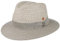 Mayser Mathis Leinen-Mix Hut mit UV-Schutz Strohhut Stoffhut Leinenhut Sommerhut Sonnenhut Damen - Made in The EU Sommer Frühling-Sommer - M (57-58 cm) grau