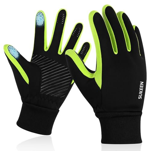 Handschuhe Kinder Softshell Winterhandschuhe Wasserdicht Warme Sporthandschuhe Kinder Reithandschuhe mit Anti-Rutsch Winddicht Fahrradhandschuhe Fleece Radhandschuhe Outdoor Sport für Jungen Mädchen