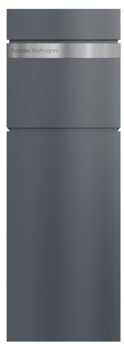 Briefkasten Manufaktur LESSING Edition Boîte aux lettres sur pied - Design Elegance 2 (RAL 7016 gris anthracite)