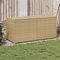 KATERYY Gartentruhe Beige 283L Poly Rattan,
