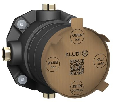 KLUDI-SLIM.BOXX Unterputz Rohbau-Set, Grundkörper für KLUDI Brausen-, Wannen- und Thermostat-Fertigsets (Unterputz-Installation) ab 2023, UP-Einbaukörper Bauaufsichtlich zertifiziert