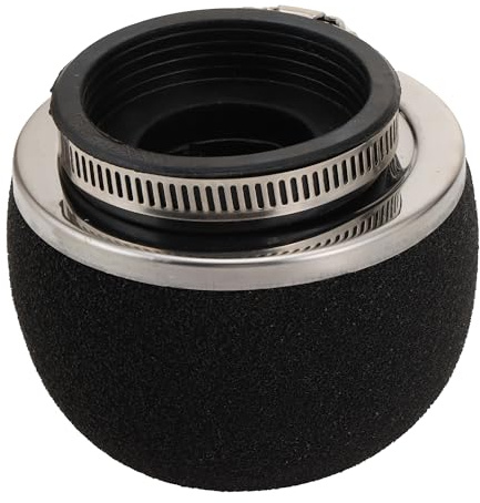 WOOSTAR 58mm Filtro de Aire Reemplazo para 2 Tiempos Motor Bike Moto Scooter Motocicleta Negro