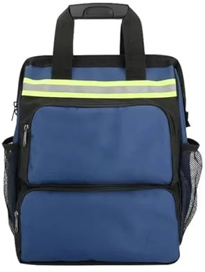 Oxford Cloth Electrician Tool Bag Multifunctional Shoulder Toolkit Large Capacity Backpack Appliance Repair Tool Backpack(L)