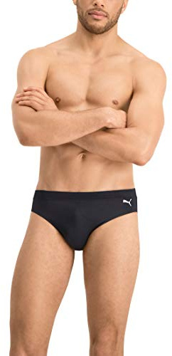PUMA Brief Costumi da bagno, Nero, L Uomo