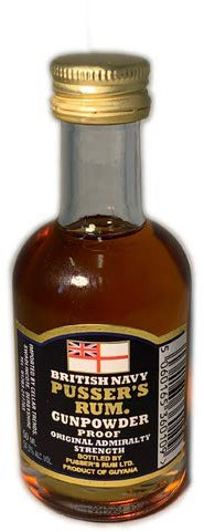 Pussers Gunpowder Proof Rum Miniature 5cl 54.5% ABV