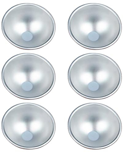 Luxshiny Stampo Per Muffin Antiaderente in Alluminio 4X1.57X1.57 Pollici Per Torta Budino E Dolci Teglia Da Forno Compatta E Leggera Per Casa E Cucina