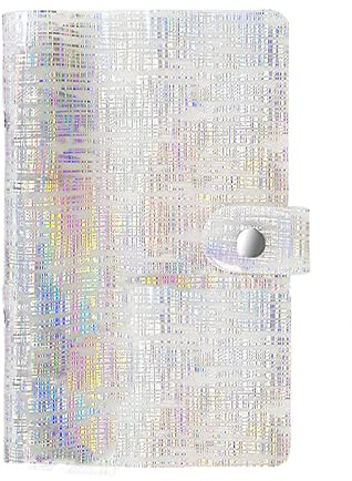 A6 Couverture de classeur à anneaux en PVC souple 6 trous Classeur à anneaux rechargeable Classeur étanche à feuilles mobiles Dossier pour agenda planificateur personnel Couverture
