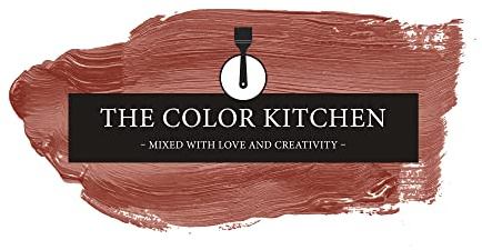 Livingwalls THE COLOR KITCHEN kräftige Wandfarbe - Malerfarbe für farbenfrohe Räume - matte Innenfarbe in Rot - 2,5l Deckfarbe in TCK5013